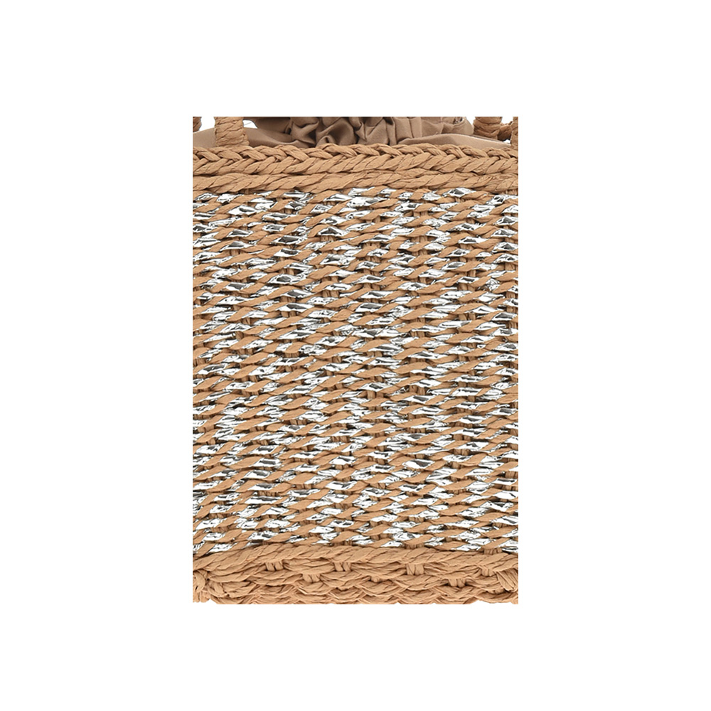 Hand Bag FR5306Khaki_Silver